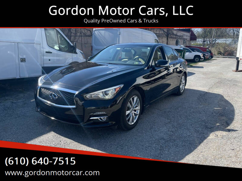 2016 Infiniti Q50 for sale at Gordon Motor Cars, LLC in Frazer PA