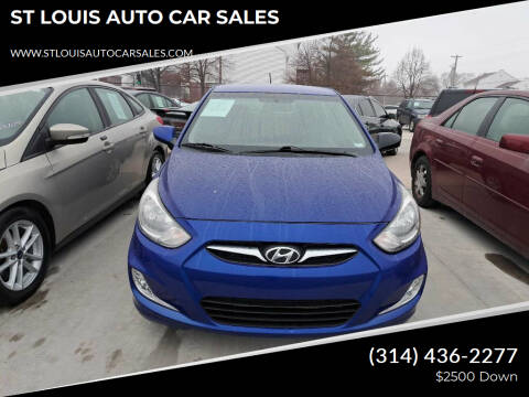 2012 Hyundai Accent for sale at ST LOUIS AUTO CAR SALES in Saint Louis MO