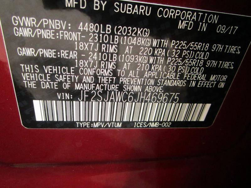 2018 Subaru Forester 2.5i Touring