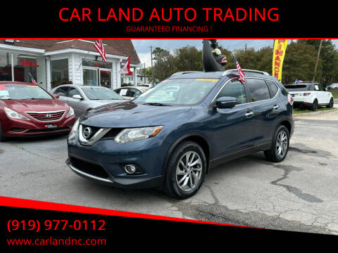 2015 Nissan Rogue for sale at CAR LAND  AUTO TRADING in Raleigh NC