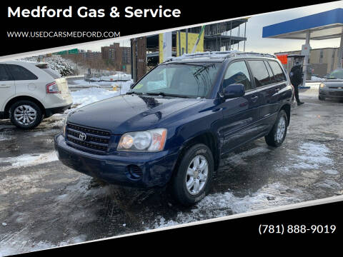 2002 Toyota Highlander for sale at dracut tire shop inc in Dracut MA