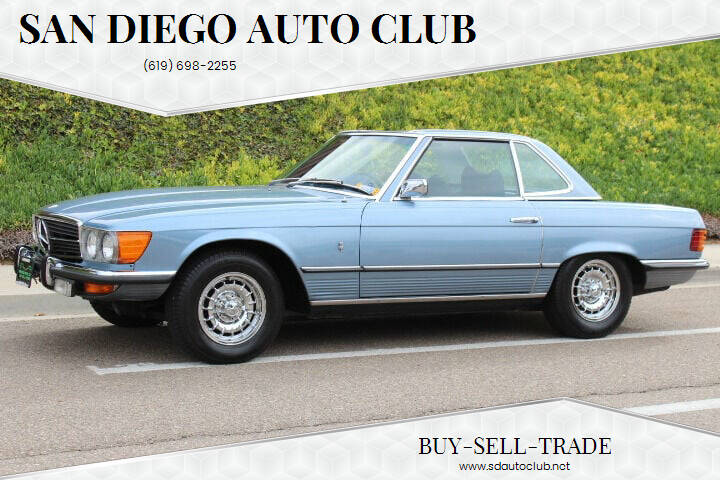 1972 Mercedes-Benz 450 SL for sale at San Diego Auto Club in Spring Valley CA