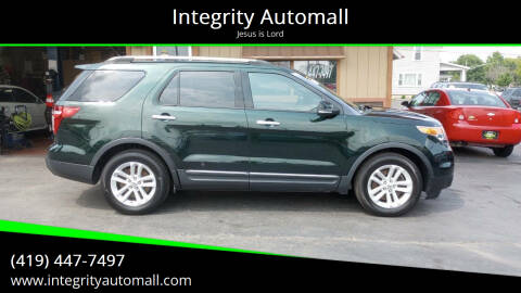 2013 Ford Explorer for sale at Integrity Automall in Tiffin OH