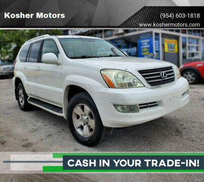 2007 Lexus GX 470 for sale at Kosher Motors in Hollywood FL