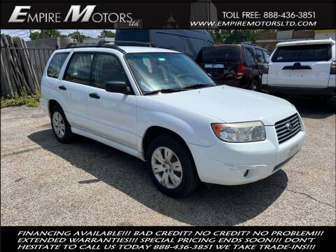 2008 Subaru Forester for sale at Empire Motors LTD in Cleveland OH