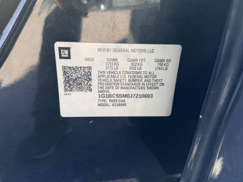 2018 Chevrolet Cruze LS Auto