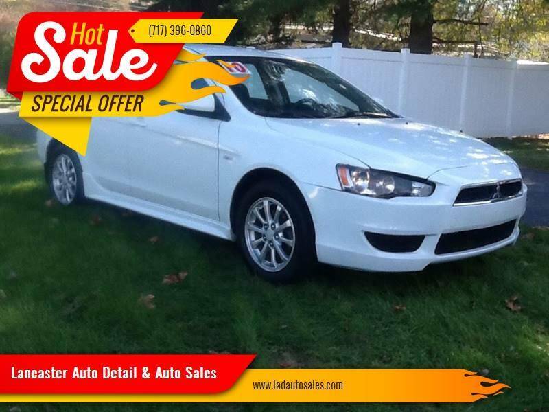 2010 Mitsubishi Lancer for sale at Lancaster Auto Detail & Auto Sales in Lancaster PA