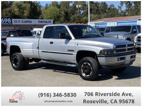 2001 Dodge Ram Pickup 3500 for sale at OT CARS AUTO SALES in Roseville CA