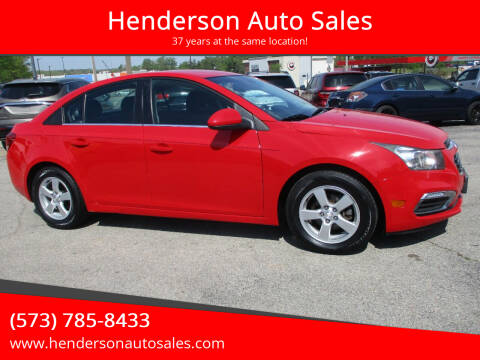 2016 Chevrolet Cruze Limited for sale at Henderson Auto Sales in Poplar Bluff MO