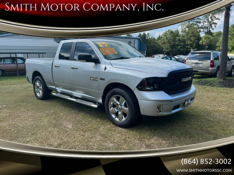 2017 RAM 1500 for sale at Smith Motor Company, Inc. in Mc Cormick SC