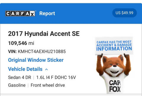 2017 Hyundai Accent