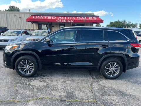 2017 Toyota Highlander for sale at United Auto Sales in Oklahoma City OK