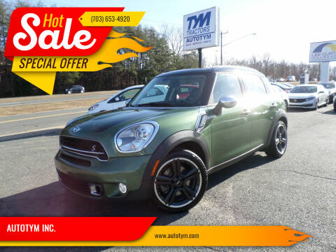 2015 MINI Countryman for sale at AUTOTYM INC. in Fredericksburg VA