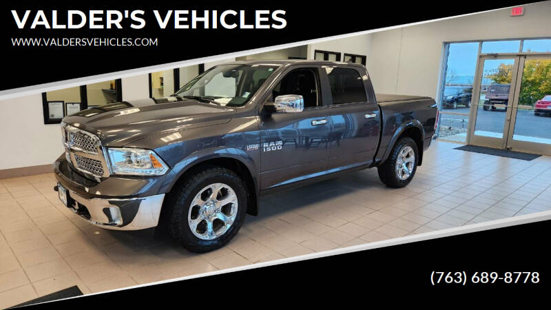 Used 2017 RAM Ram 1500 Pickup Laramie with VIN 1C6RR7NT0HS654755 for sale in Hinckley, Minnesota