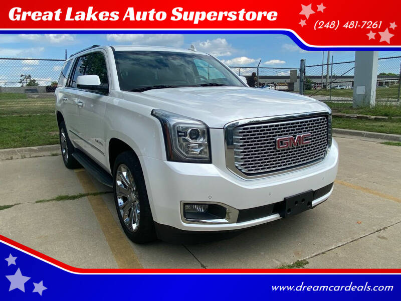 2016 GMC Yukon for sale at Great Lakes Auto Superstore in Waterford Township MI