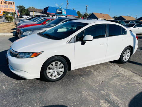 2012 Honda Civic for sale at Sunset Motors in Manteca CA