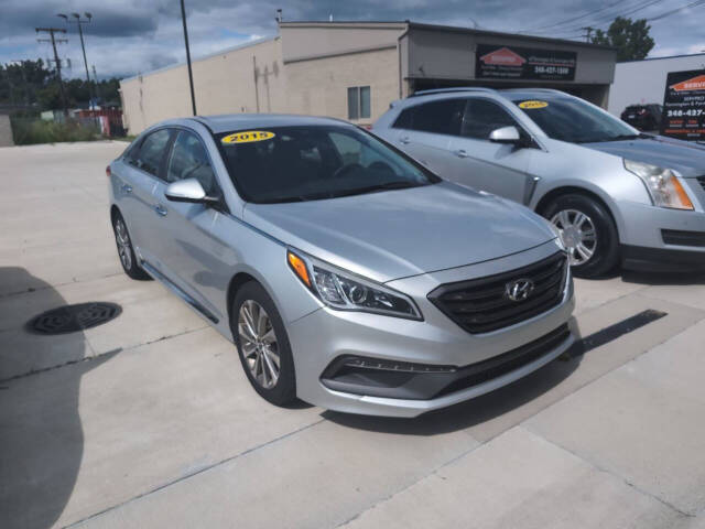 2015 Hyundai SONATA for sale at ORCHARD LAKE AUTO SALES INC in Farmington Hills, MI