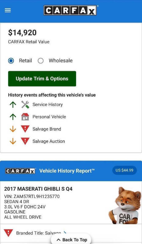 2017 Maserati Ghibli S Q4