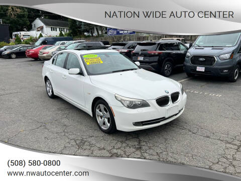 2008 BMW 5 Series for sale at Nation Wide Auto Center in Brockton MA