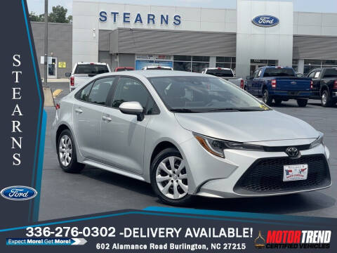2021 Toyota Corolla for sale at Stearns Ford in Burlington NC