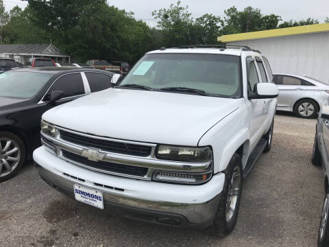 2005 Chevrolet Tahoe for sale at Simmons Auto Sales in Denison TX