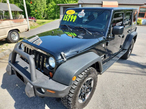 2012 Jeep Wrangler Unlimited for sale at Kerwin's Volunteer Motors in Bristol TN