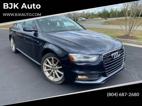 2014 Audi A4 for sale at BJK Auto in Mineral VA