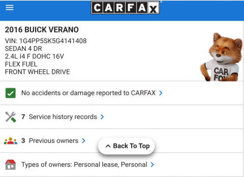 2016 Buick Verano