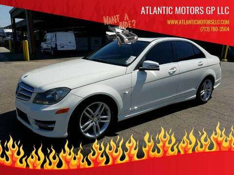 2012 Mercedes-Benz C-Class for sale at ATLANTIC MOTORS GP LLC in Houston TX