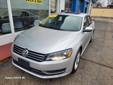 2012 Volkswagen Passat for sale at AutoMotion Sales in Franklin OH
