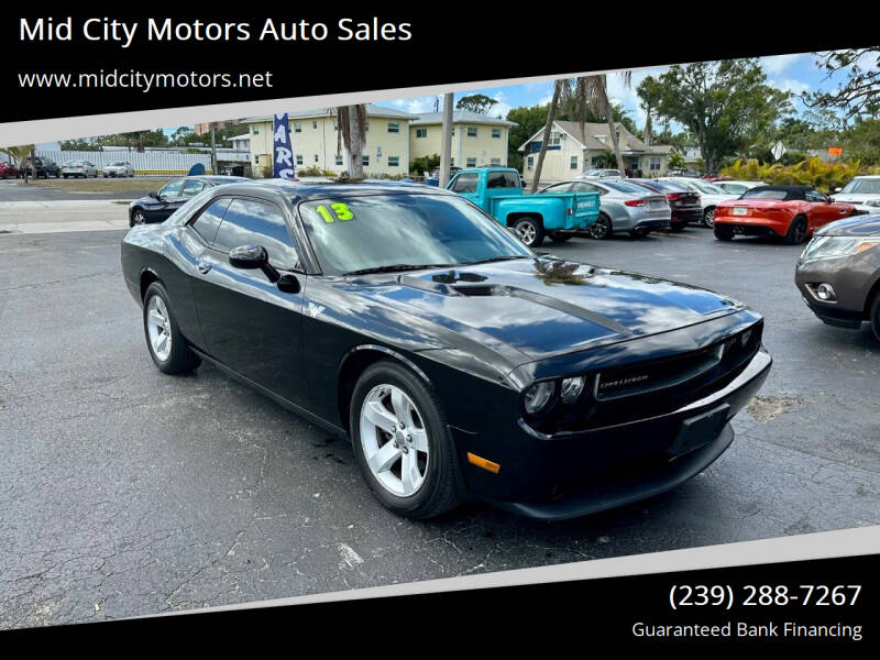 2013 Dodge Challenger for sale at Mid City Motors Auto Sales in Fort Myers FL