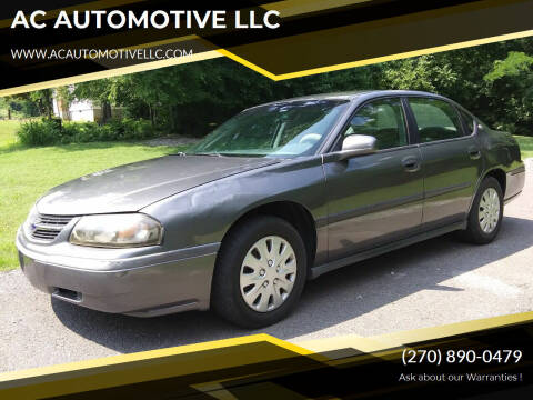 2004 Chevrolet Impala for sale at AC AUTOMOTIVE LLC in Hopkinsville KY