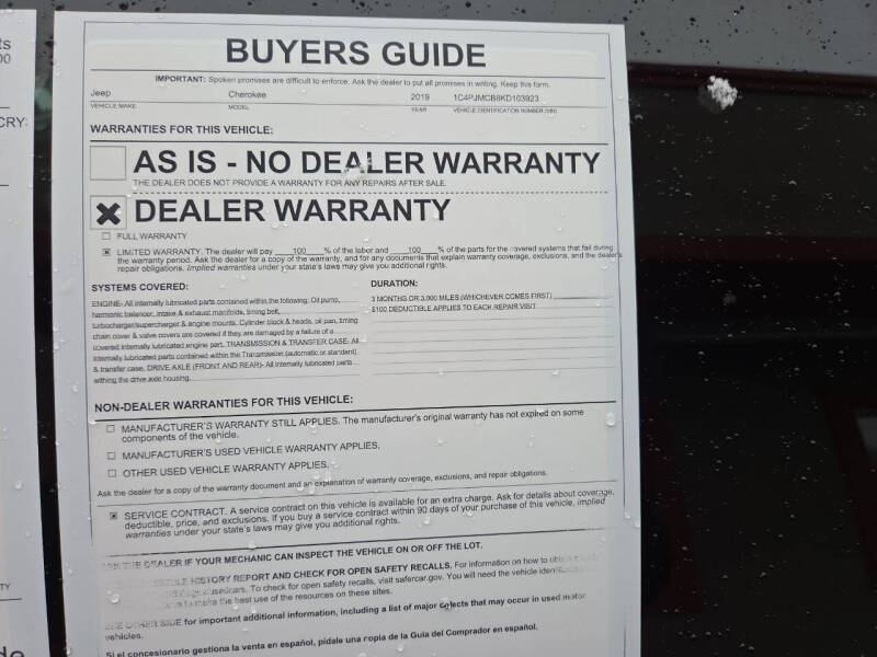 2019 Jeep Cherokee Latitude