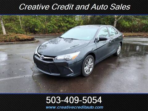 2017 Toyota Camry for sale at Creative Credit & Auto Sales in Salem OR