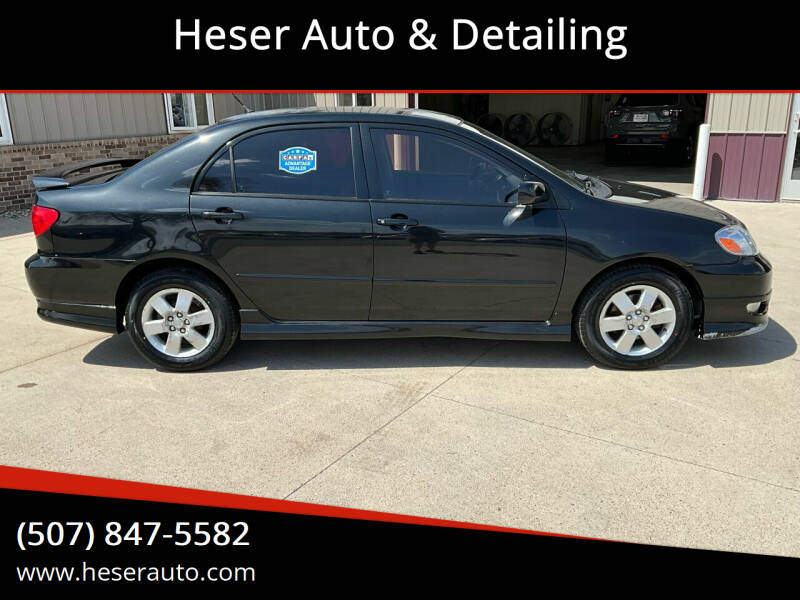 2006 Toyota Corolla for sale at Heser Auto & Detailing in Jackson MN
