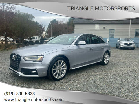 2015 Audi A4 for sale at Triangle Motorsports in Cary NC