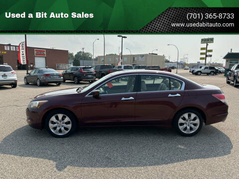 2008 Honda Accord for sale at Used a Bit Auto Sales in Fargo ND