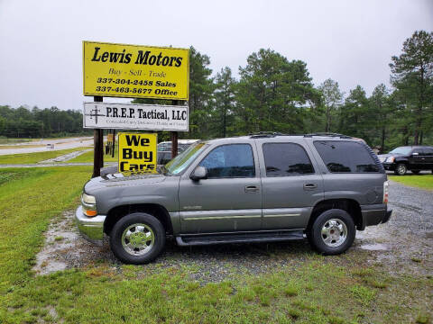 2001 Chevrolet Tahoe for sale at Lewis Motors LLC in Deridder LA