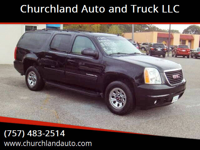 2013 GMC Yukon XL for sale at Churchland Auto and Truck LLC in Portsmouth VA
