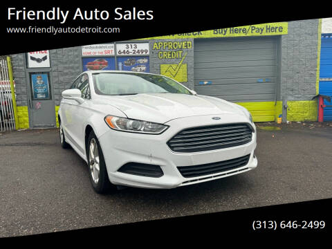 2015 Ford Fusion for sale at Friendly Auto Sales in Detroit MI