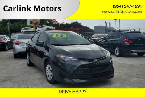 2017 Toyota Corolla for sale at Carlink Motors in Miami FL