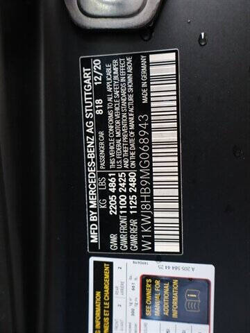 2021 Mercedes-Benz C-Class AMG C 63 S