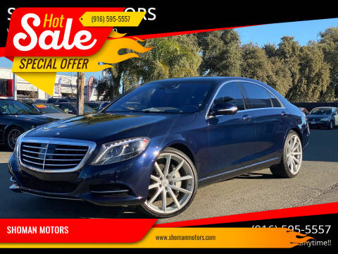 2015 Mercedes-Benz S-Class for sale at SHOMAN AUTO GROUP in Davis CA