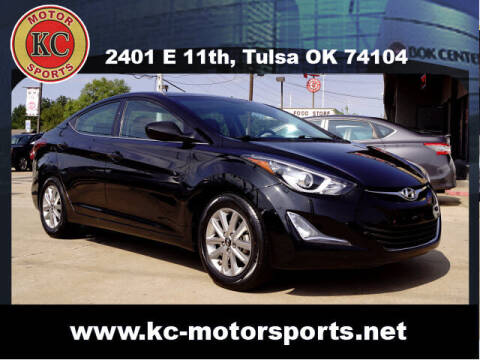 2015 Hyundai Elantra for sale at KC MOTORSPORTS in Tulsa OK
