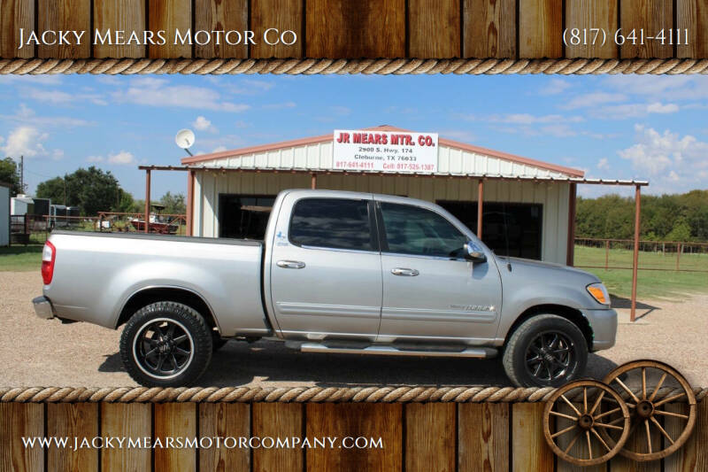 2005 Toyota Tundra for sale at Jacky Mears Motor Co in Cleburne TX