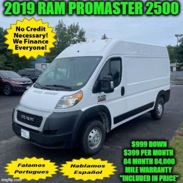 2019 RAM ProMaster for sale at D&D Auto Sales, LLC in Rowley MA
