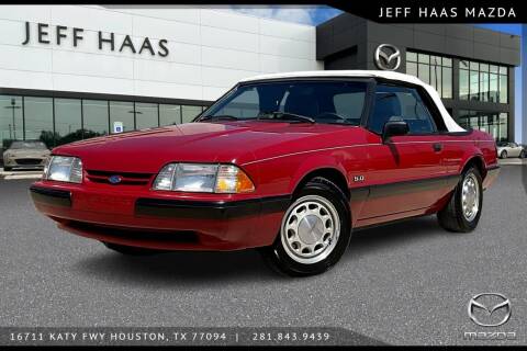 1989 Ford Mustang for sale at JEFF HAAS MAZDA in Houston TX