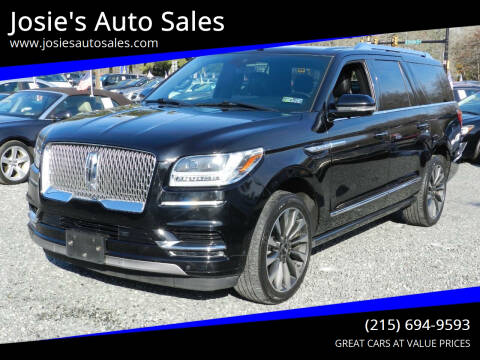 2020 Lincoln Navigator L for sale at Josie's Auto Sales in Gilbertsville PA