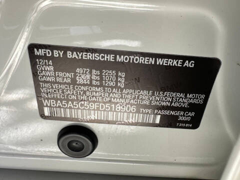 2015 BMW 5 Series 528i