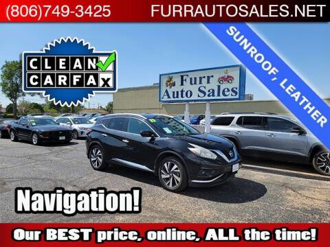 2017 Nissan Murano for sale at FURR AUTO SALES in Lubbock TX